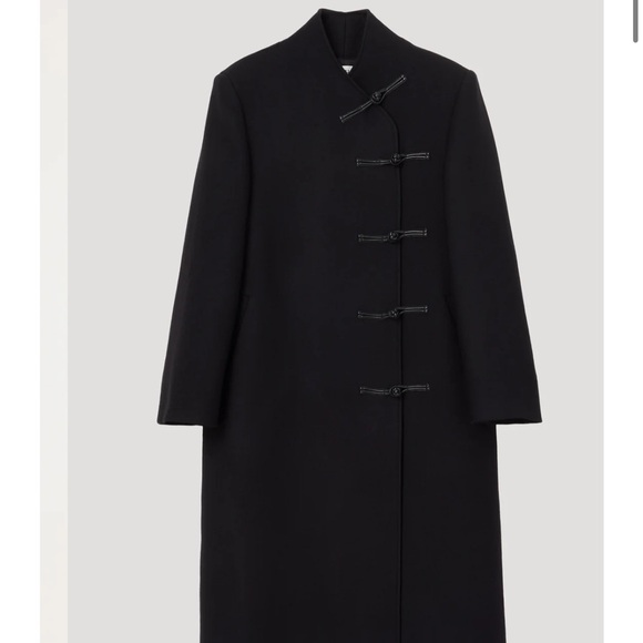 Rohe Wool Coat - Mandarin Collar - Picture 5 of 15